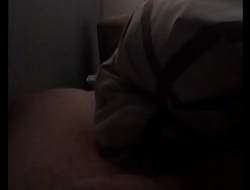 Wanking while girlfriend sleeps